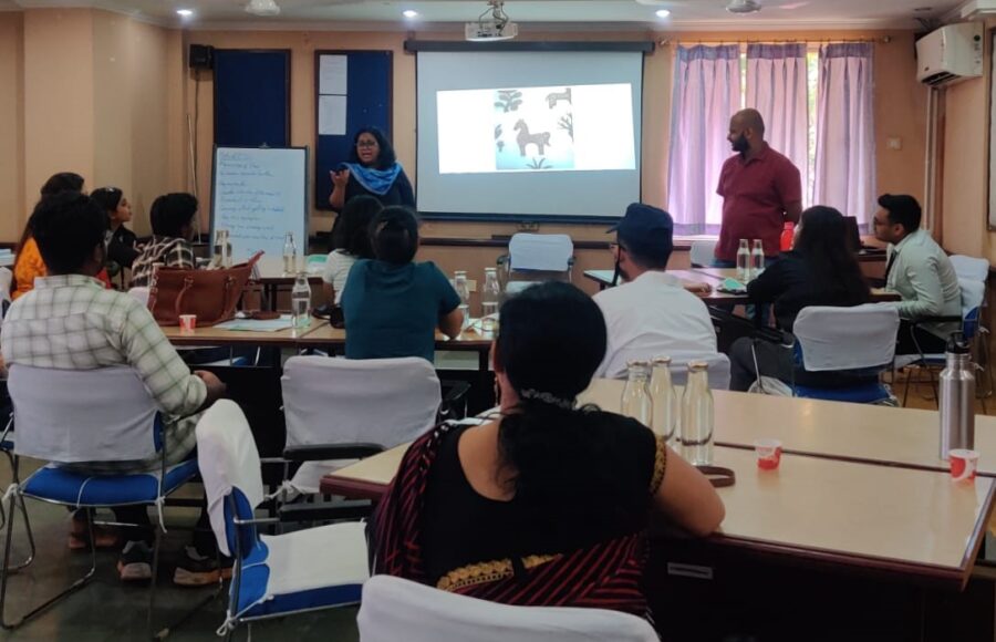 A workshop led by the Indian Law Society team who lead country consultations in India.